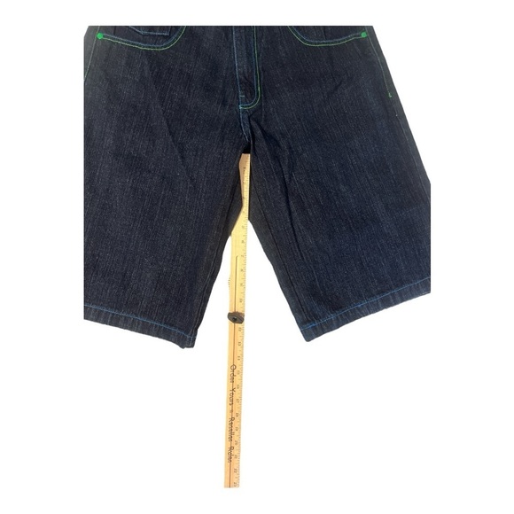 Vintage Y2K ESMX Embroidered Wide Leg Shorts Size 34 EF2 - Picture 5 of 6